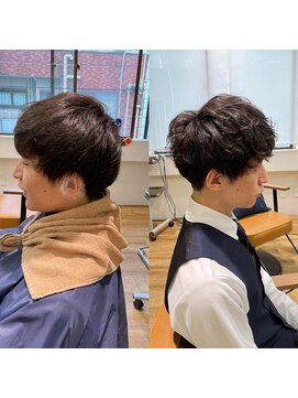 ネイビー(NAVY) ビジネスマンや、大人におすすめ　できる男のビジネスショート