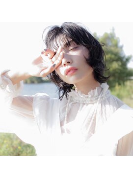 アニータバイガネイシャ(Aujua anita by ganesha) ゆるふわボブ☆ #髪質改善#長浜#ブリーチ#ダブルカラー