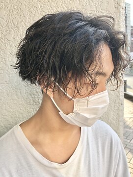 ネオリーブアイム 横浜西口店(Neolive aim) 横浜★サイドパート無造作スパイラルパーマ