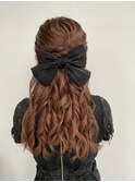 ☆崩れずおしゃれなヘアセット☆　結婚式お呼ばれヘアアレンジ