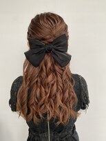 ヘアサロンアンドヘアメイクディー(hair salon hair make D)&nbsp;☆崩れずおしゃれなヘアセット☆　結婚式お呼ばれヘアアレンジ