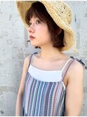 マッシュ/くびれヘア/着物/メルティカラー[大阪梅田駅/ショート]