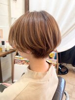 シュシュ レア南矢野目店(CHOUCHOU)&nbsp;【襟足は短くしたい！】コロンと丸みショートボブ