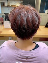 ベック ヘアサロン(BEKKU hair salon) 艶々ウォームカラー☆フェミニンショートパーマ