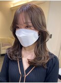 3234美魔女髪質改善日本髪ミルクチョコレートゆる巻きロング