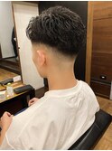 【IRIE HAIR赤坂】スキンフェード×メンズパーマ×黒髪
