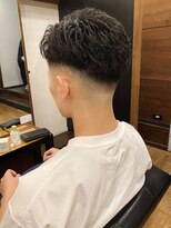 アイリーヘアデザイン(IRIE HAIR DESIGN) 【IRIE HAIR赤坂】スキンフェード×メンズパーマ×黒髪