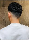 大人のメンズパーマ×フェード イケオジ 40代50代