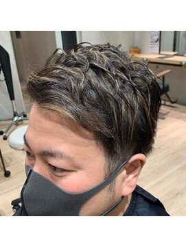 ビアンコ カーロ 二子新地店(Bianco caro) メンズ/ハイライト/ハイトーンカラー