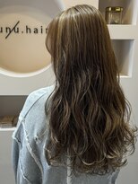 アンユヘアー 与野駅前店(unu.hair) ハイライトカラー/ブリーチカラー／グラデーションカラー