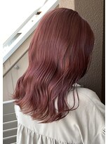 ナイロン 新潟店(NYLON.)&nbsp;☆ブリーチなしWカラーでピンクベージュ☆