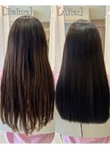 髪質改善＆イルミナカラー BEFORE&AFTER