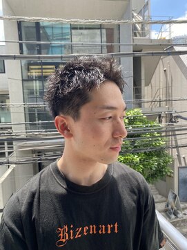 アルカナ 明治神宮前原宿(ARCANA) ウルフアッシュブラックカルマパーマベリーショート