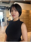 【DaVin中目黒】ショートヘア 黒髪ショート 前下がり