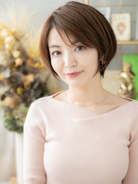 カバーヘア イヴ 戸頭店(COVER HAIR EVE) 小顔かきあげバングショートマッシュウルフh3戸頭20代30代40代