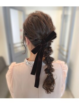 リラ(LILAC) 編みおろしスタイル