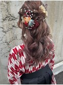 【ALTS diletto】袴ヘアセット＆着付け×卒業式アレンジ