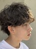 men'sカット＋ナチュラルパーマ＋炭酸スパ