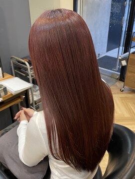 アルター(aL ter) 【レッド×ロング】イメチェン/美髪/ワイドバング/鎌取/林愛華