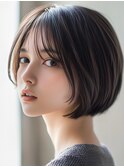 大人可愛いショートヘア/インナーカラー/髪質改善/韓国/ブリーチ