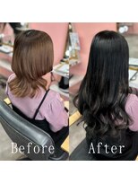 ARビューティー ギンザ(AR Beauty Ginza)&nbsp;ダークグレー#シールエクステ#美髪#韓国#イメチェン#銀座