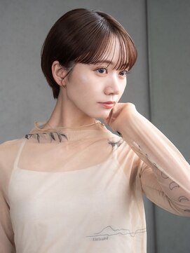 アイティーバイアルバム 八王子店(IT by ALBUM) 韓国ヘアショートボブミルクティーグレージュ_F30150