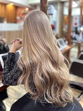 イエローコーン 横浜店(YELLOW CORN) キャラメルミルフィーユ【ブリーチ/デザインカラー】