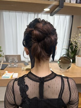 イット(it.) kana 結婚式 ヘアセット アレンジ