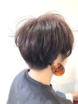 エドゥース(et DOUCE)&nbsp;ピンクブラウンのふんわりマッシュショート◆20代30代40代50代