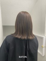 バトン(BATON)&nbsp;ブリーチなし！ヘーゼルベージュカラー