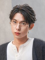 メンズヘアセンス 渋谷(MEN'S HAIR SENSE) フェザーパーマ/センターパート/ニュアンスパーマ/メンズ/眉毛