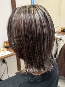 ルイ(ROUIS produced by LUCK 津田沼) ROUIS 津田沼 ハイライト×ベージュ