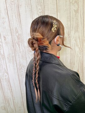 カチモリ風ヘアセット