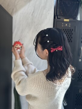 ヴァイス 渋谷店(VAICE) ライブ前ヘアセット/ハーフアップ/ツイストアレンジ