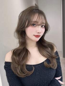 コア 銀座(COA) 薄め前髪×顔まわりで小顔レイヤーロング