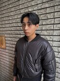 毛流れセンターパート