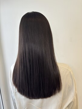ヘアースタジオ ゼン カロン(Hair studio Zen kalon) 髪質改善/ダークブラウン/セミロングレイヤー/20代30代40代