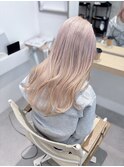 【坪井】ケアブリーチ ×ブロンドミルクティー