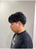 短めラルフカール メンズパーマ