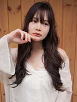 ブゾン(buZon)&nbsp;【buZonブゾン】韓国風ダークグレージュ×くびれロング