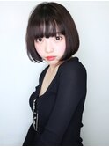 【morio池袋】可愛いエフォートレス黒髪ショートボブ