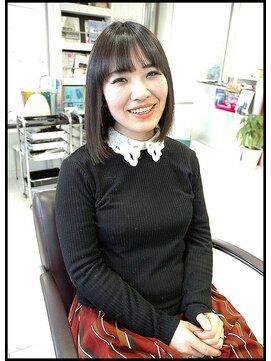 メタ(META) カット+毛髪再生縮毛矯正ストレートパーマ