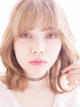 ヘアーズ ロッソ テラス(hair's ROSSO TERRACE) [鶴見]大人かわいいハイトーン無造作ふわミディ☆[30代40代50代]