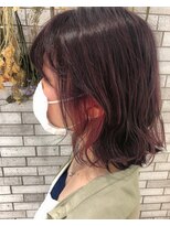 ゼルレーヴ(ZELE reve)&nbsp;ボルドー×ピンクレッド