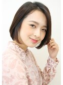 美シルエット 30代 40代 ショートボブ 簡単スタイリング 川口