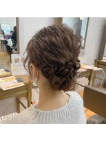 フォルテ 草薙店&nbsp;なみなみ　編み込みアップスタイル