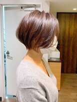 アヴァロン(AVALON)&nbsp;【mag】絶壁解消大人かわいいアッシュショートパーマ永田カズヤ