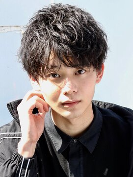 ネイビー(NAVY) あふれる束感！エアリアルショートマッシュ