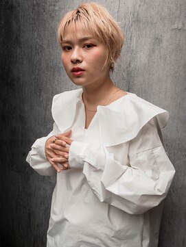 クレール 松戸(Clair) くびれボブ/カーキグレージュ/大人かわいい/フェザーバング