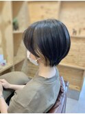 20代30代40代★スタイリング簡単♪小顔見せ☆丸みショート